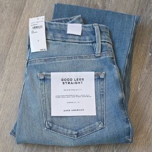 Good American - Soft Tech Mid Rise Straight